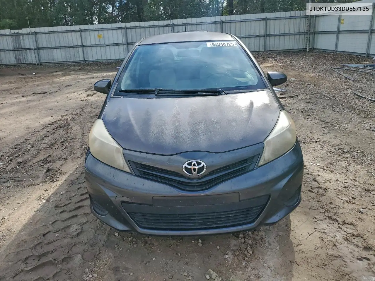 JTDKTUD33DD567135 2013 Toyota Yaris