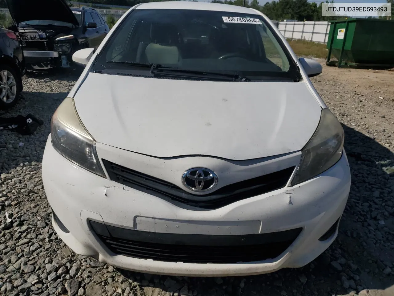 JTDJTUD39ED593493 2014 Toyota Yaris