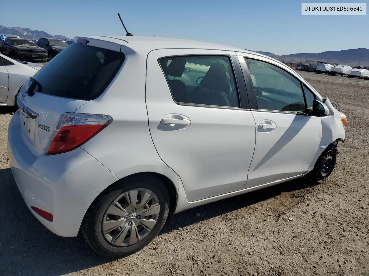 2014 Toyota Yaris VIN: JTDKTUD31ED596540 Lot: 66391264