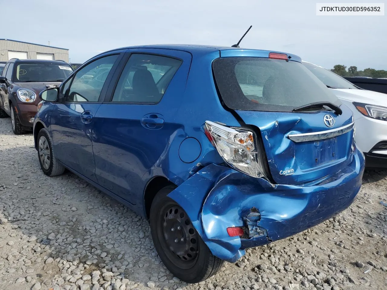 JTDKTUD30ED596352 2014 Toyota Yaris