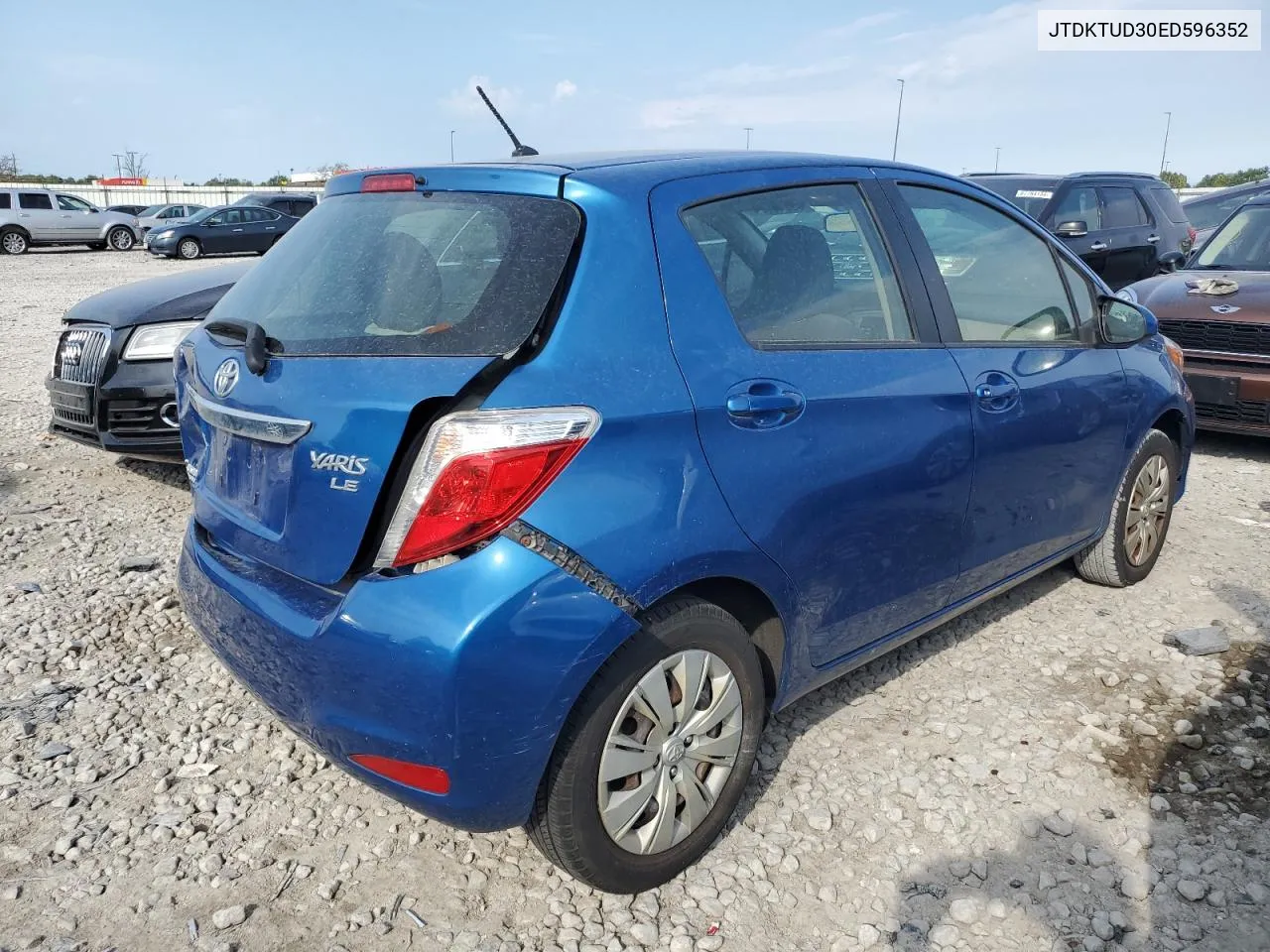 JTDKTUD30ED596352 2014 Toyota Yaris