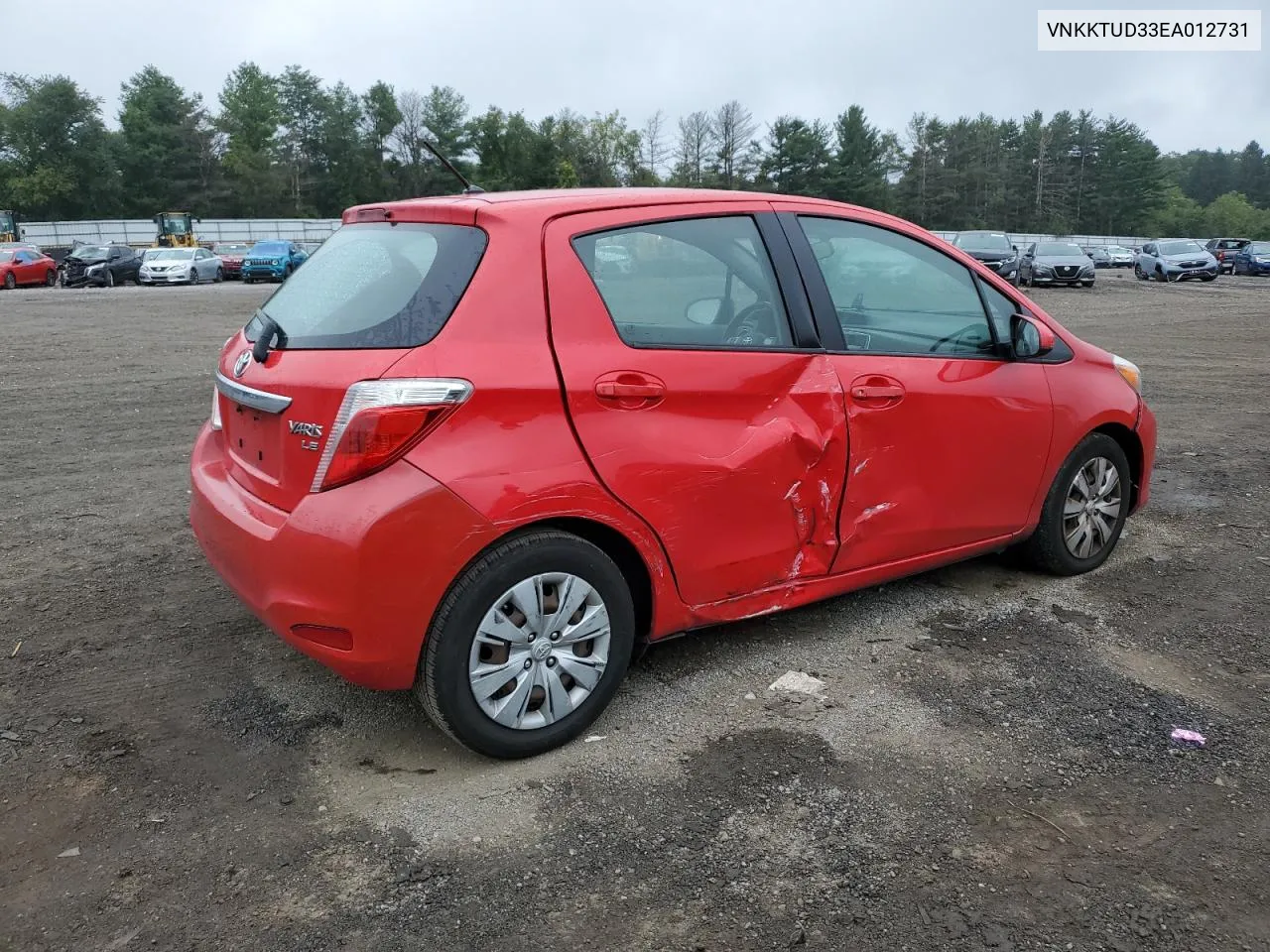 2014 Toyota Yaris VIN: VNKKTUD33EA012731 Lot: 69664794