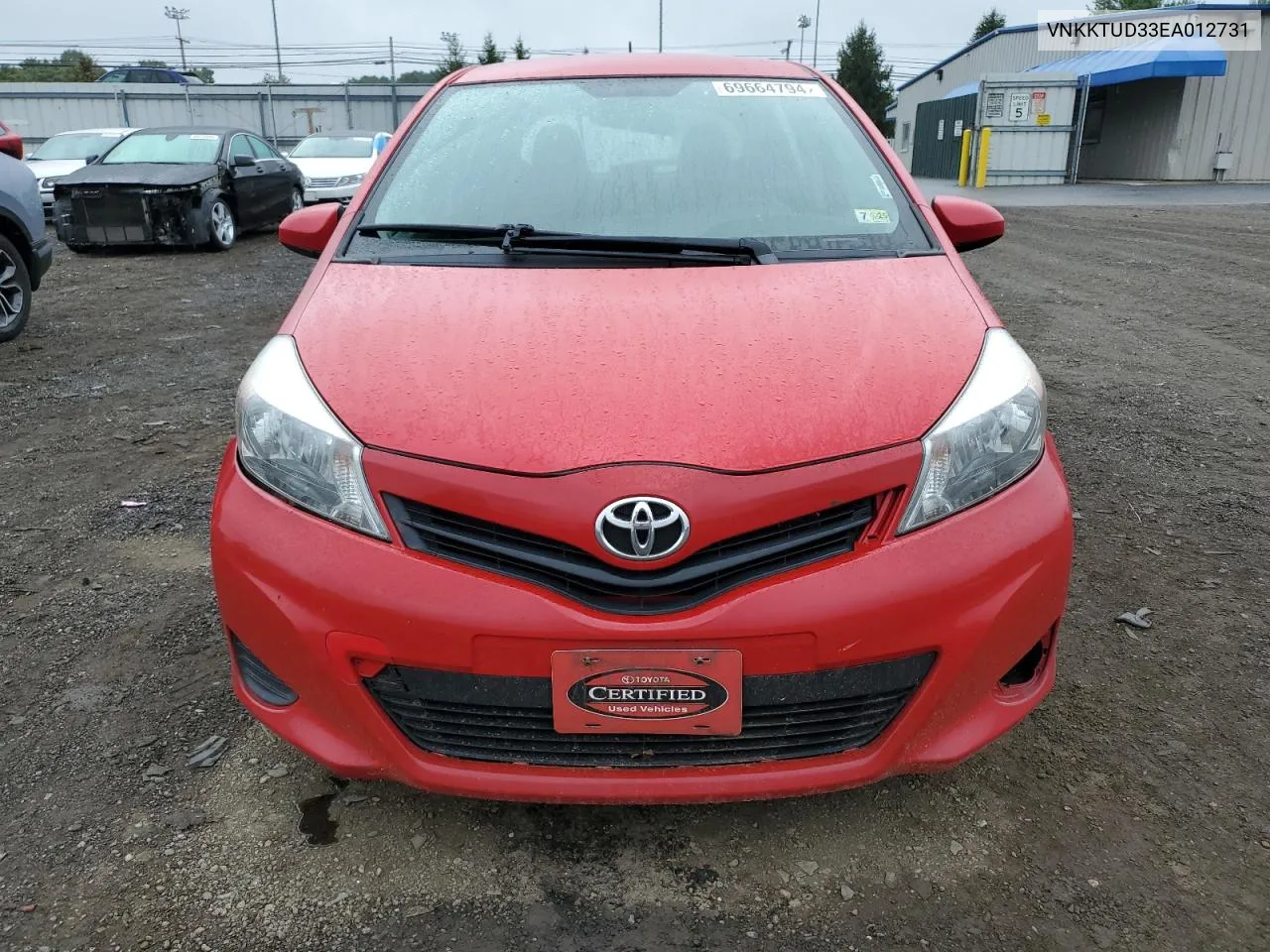 2014 Toyota Yaris VIN: VNKKTUD33EA012731 Lot: 69664794