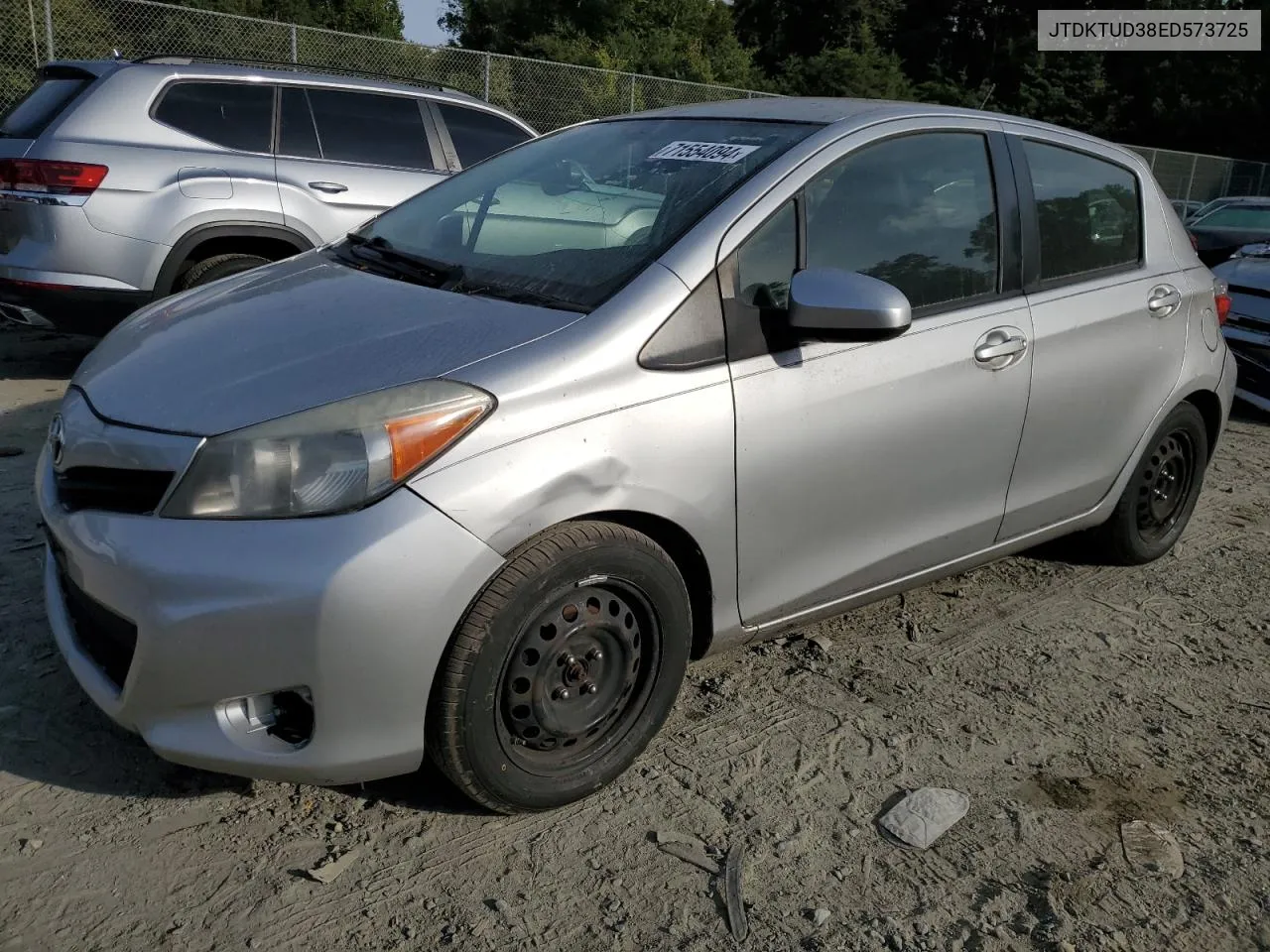 JTDKTUD38ED573725 2014 Toyota Yaris