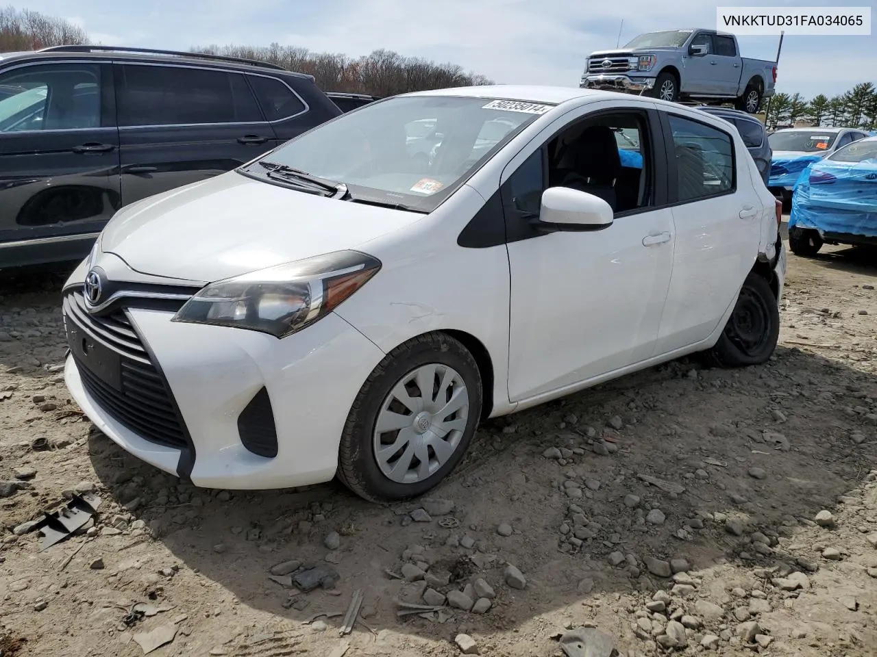 VNKKTUD31FA034065 2015 Toyota Yaris