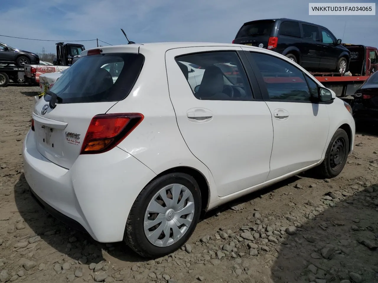 2015 Toyota Yaris VIN: VNKKTUD31FA034065 Lot: 50235014