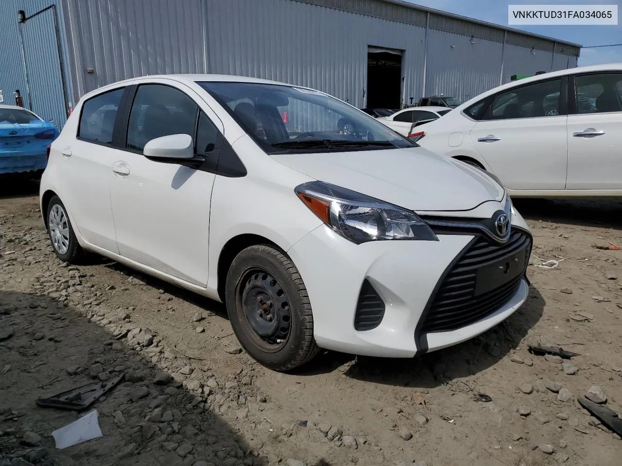 2015 Toyota Yaris VIN: VNKKTUD31FA034065 Lot: 50235014