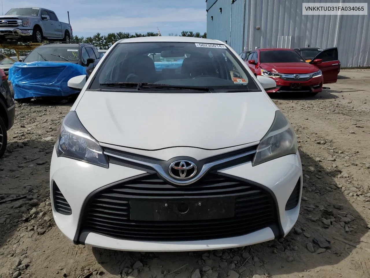 2015 Toyota Yaris VIN: VNKKTUD31FA034065 Lot: 50235014