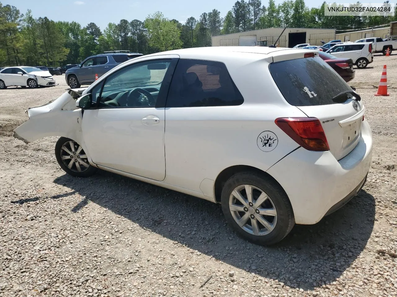 2015 Toyota Yaris VIN: VNKJTUD32FA024284 Lot: 52360704