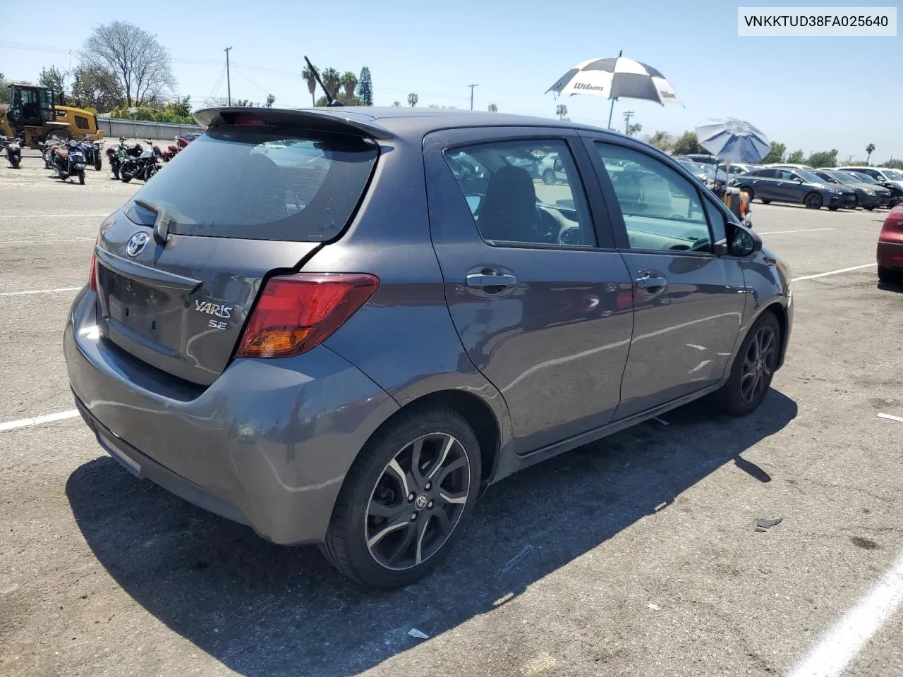 2015 Toyota Yaris VIN: VNKKTUD38FA025640 Lot: 54257444