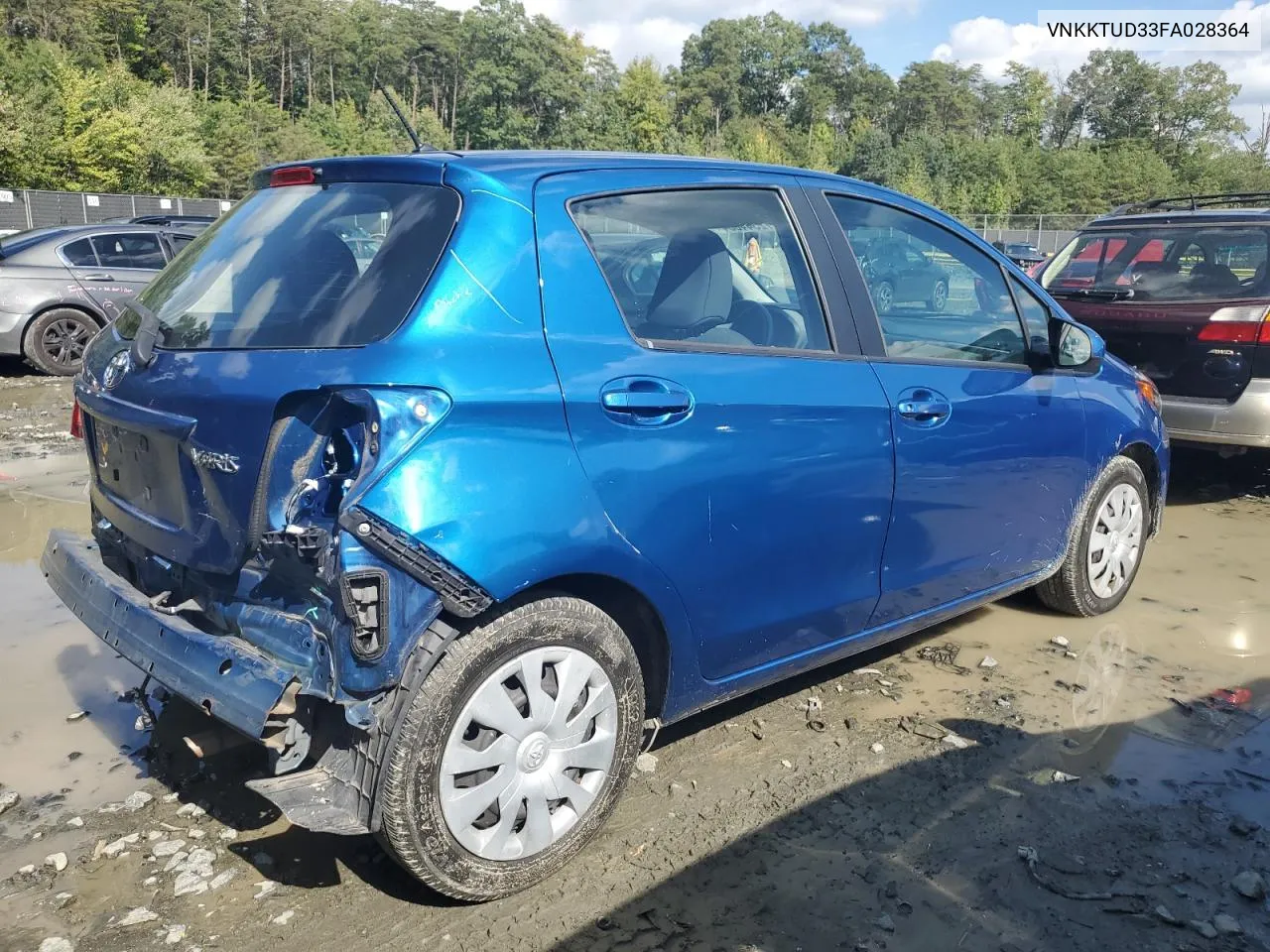 VNKKTUD33FA028364 2015 Toyota Yaris