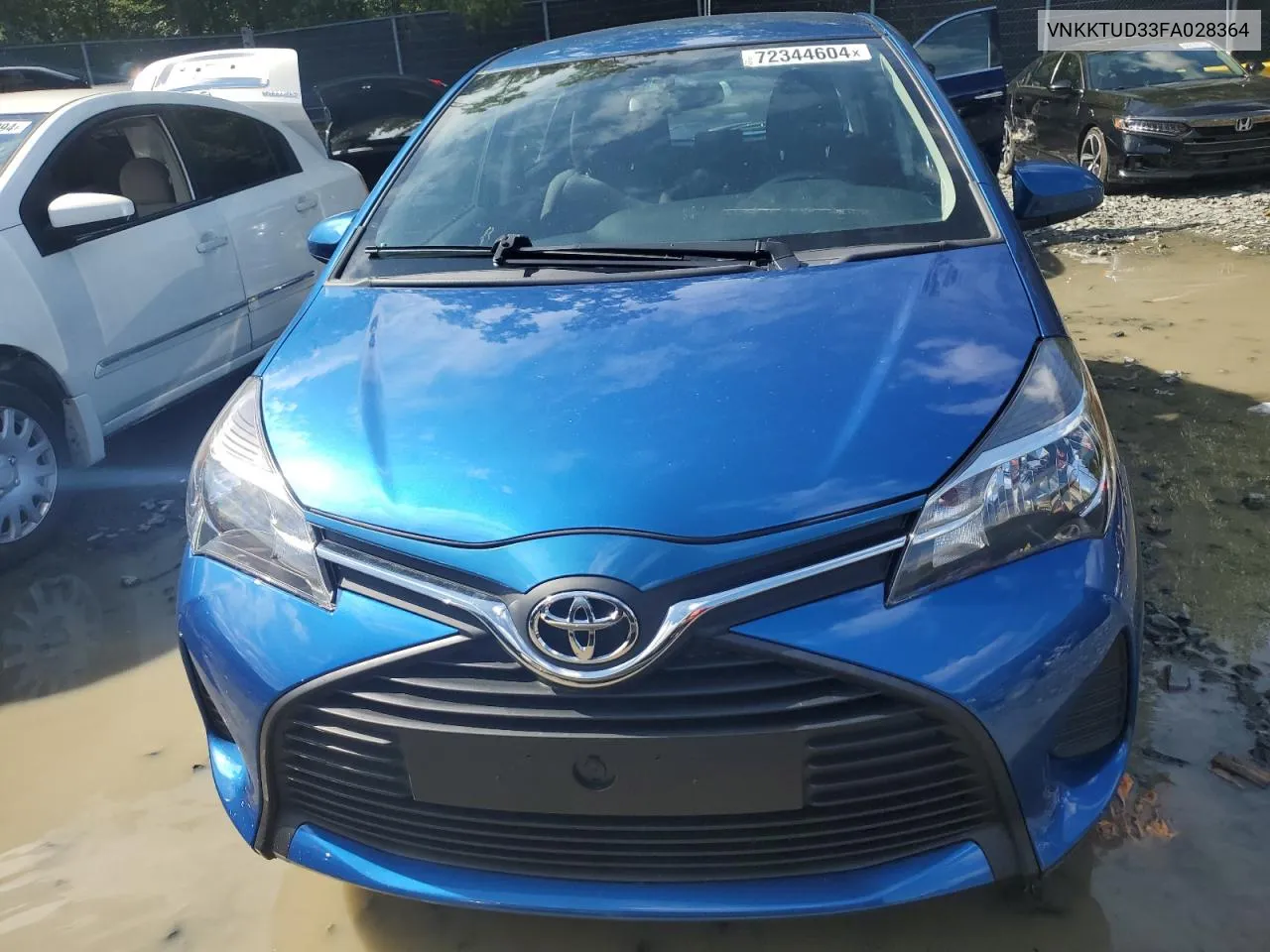 2015 Toyota Yaris VIN: VNKKTUD33FA028364 Lot: 72344604