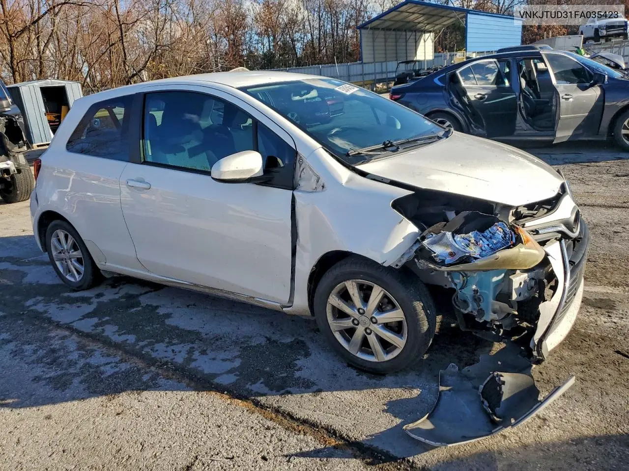 VNKJTUD31FA035423 2015 Toyota Yaris