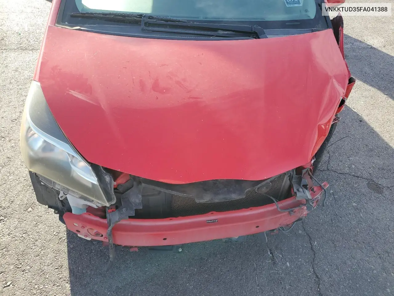 VNKKTUD35FA041388 2015 Toyota Yaris