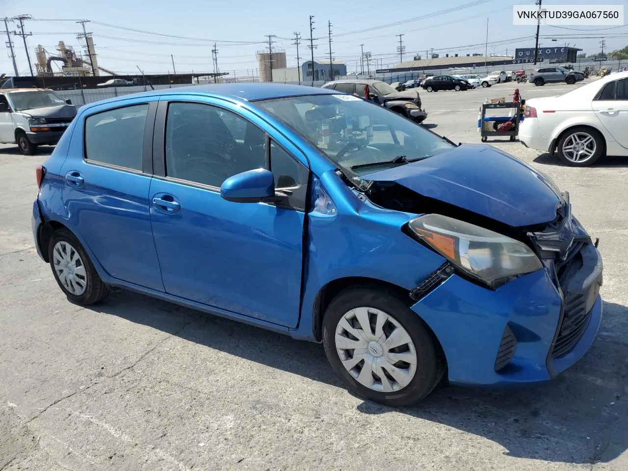 2016 Toyota Yaris L VIN: VNKKTUD39GA067560 Lot: 69649274