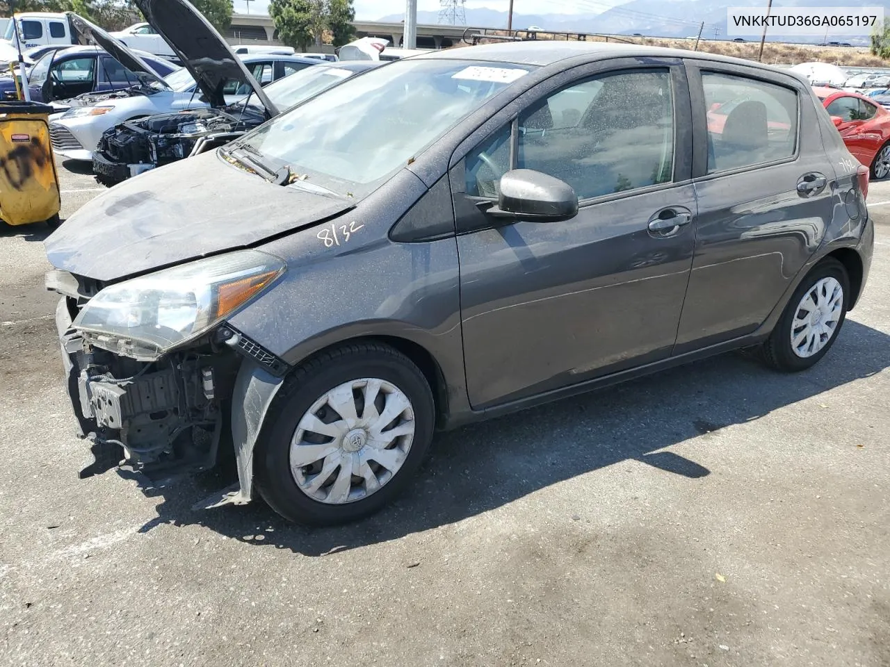 2016 Toyota Yaris L VIN: VNKKTUD36GA065197 Lot: 71301014