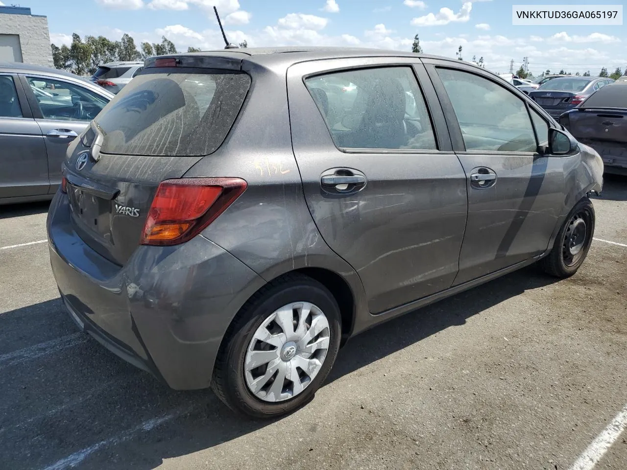 VNKKTUD36GA065197 2016 Toyota Yaris L