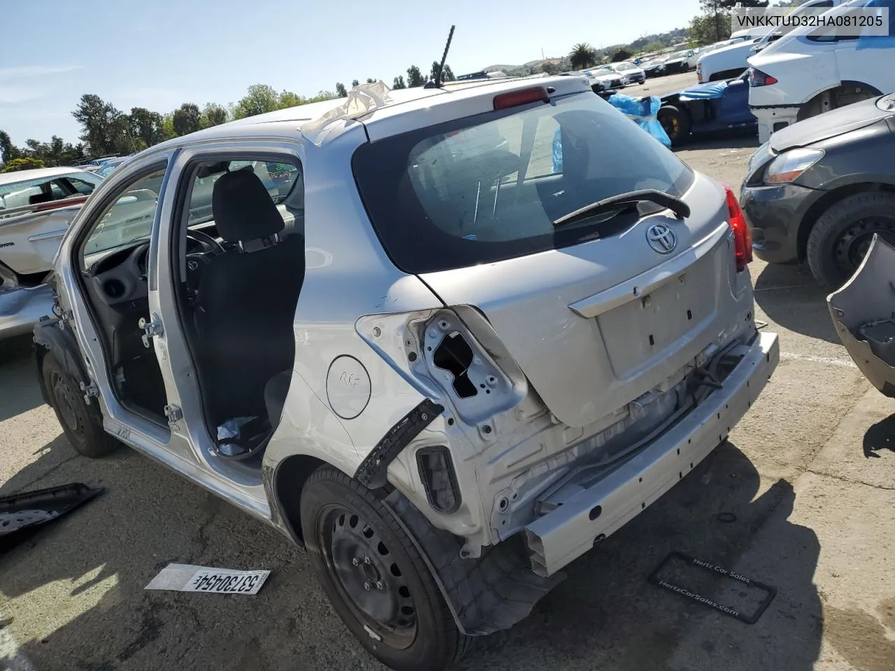 VNKKTUD32HA081205 2017 Toyota Yaris L