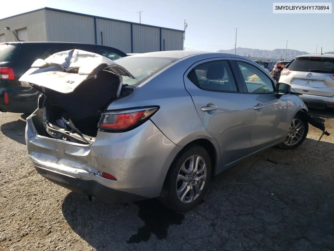 3MYDLBYV5HY170894 2017 Toyota Yaris Ia