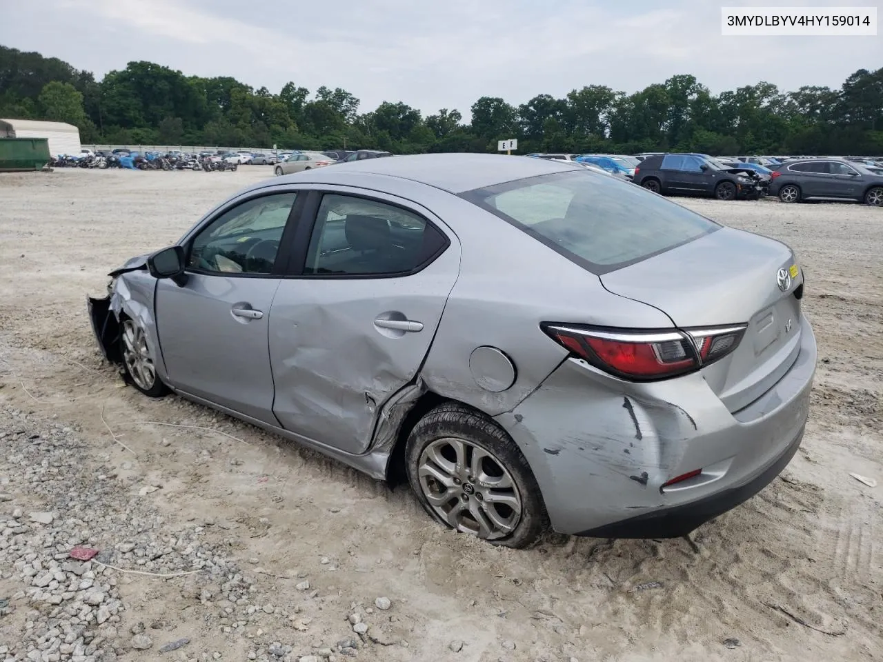 2017 Toyota Yaris Ia VIN: 3MYDLBYV4HY159014 Lot: 53538314