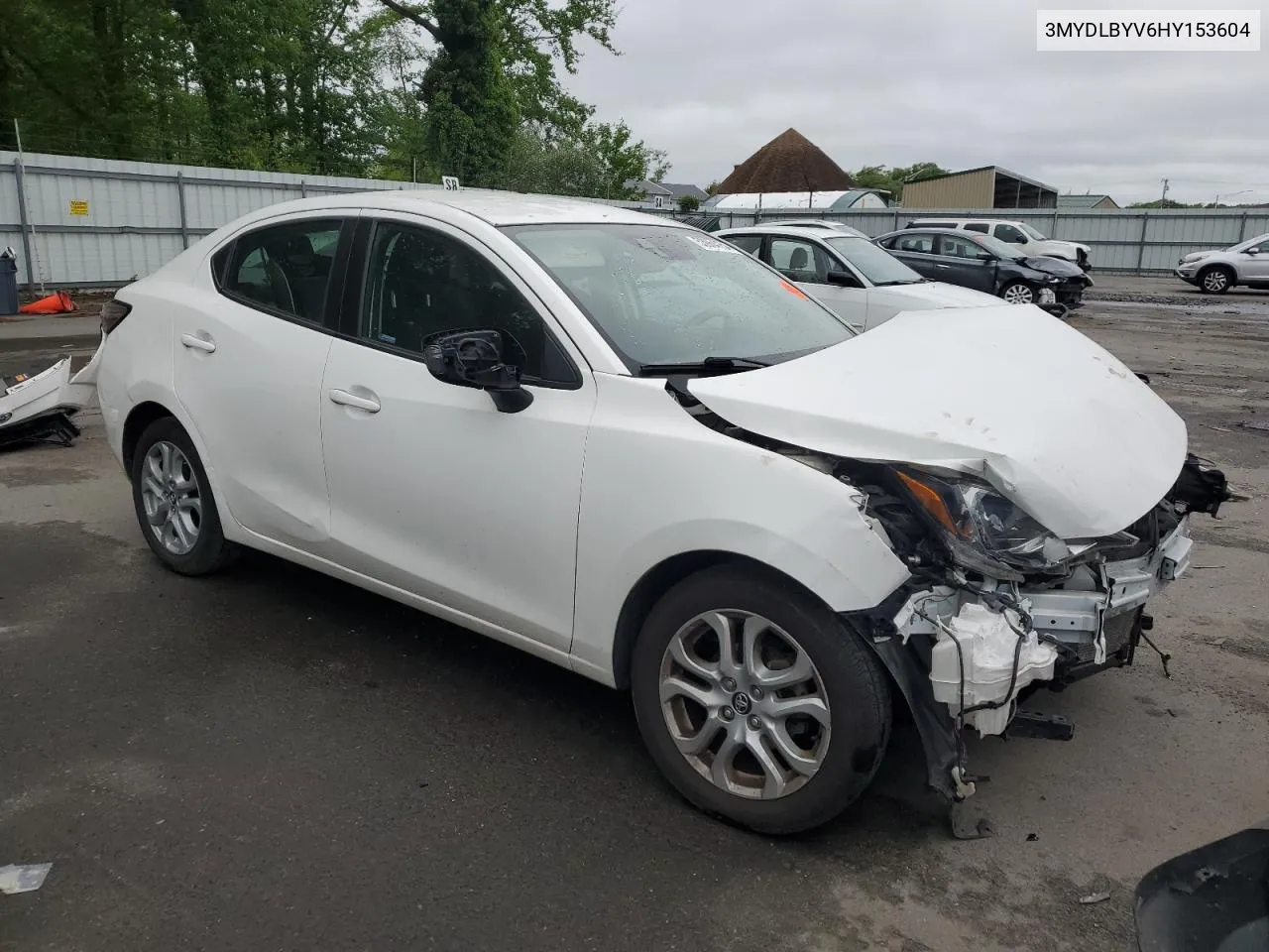 2017 Toyota Yaris Ia VIN: 3MYDLBYV6HY153604 Lot: 53954154