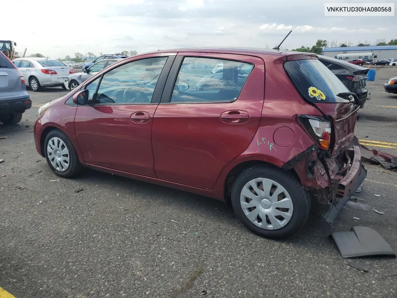 VNKKTUD30HA080568 2017 Toyota Yaris L