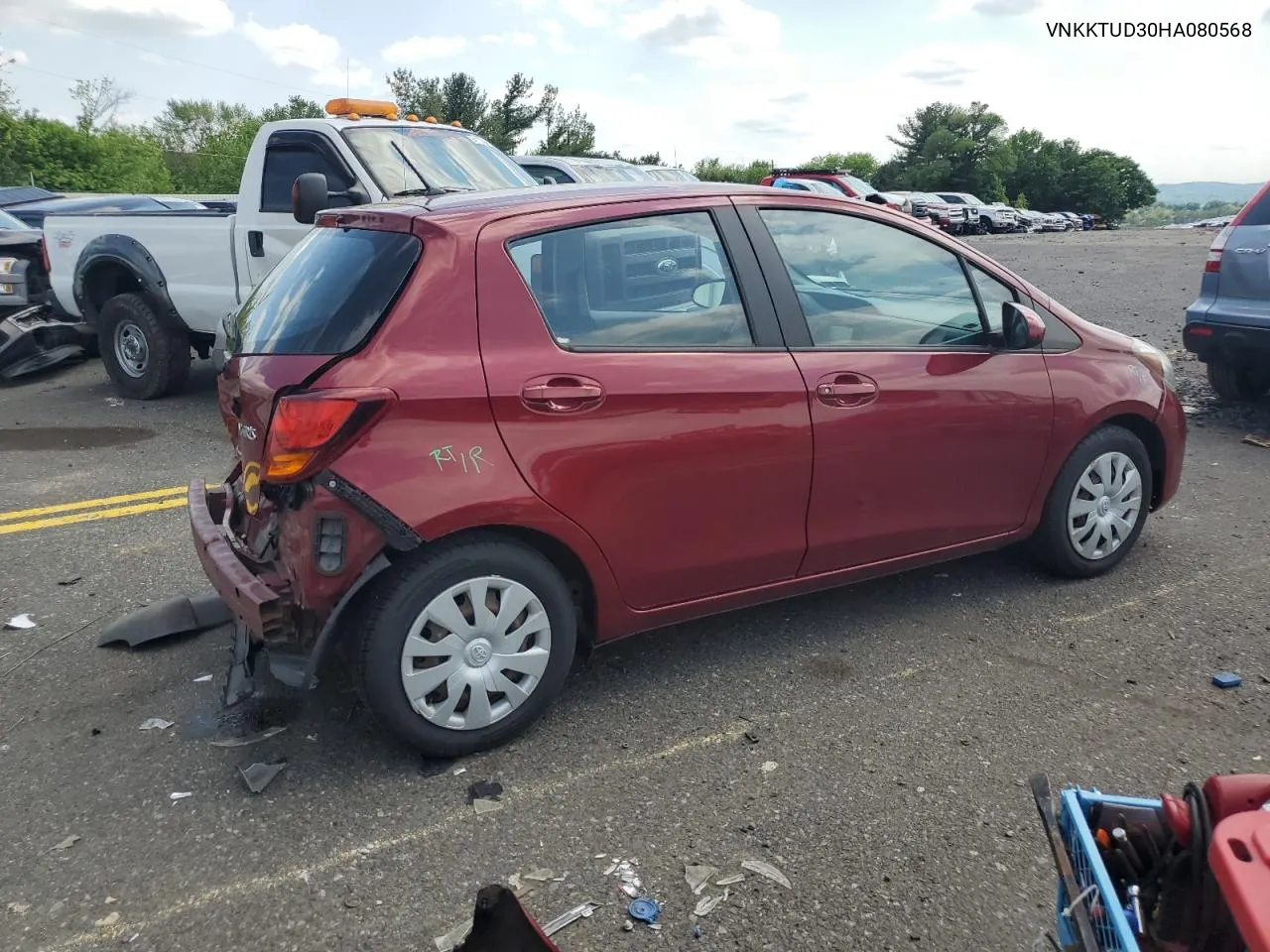 2017 Toyota Yaris L VIN: VNKKTUD30HA080568 Lot: 54303504