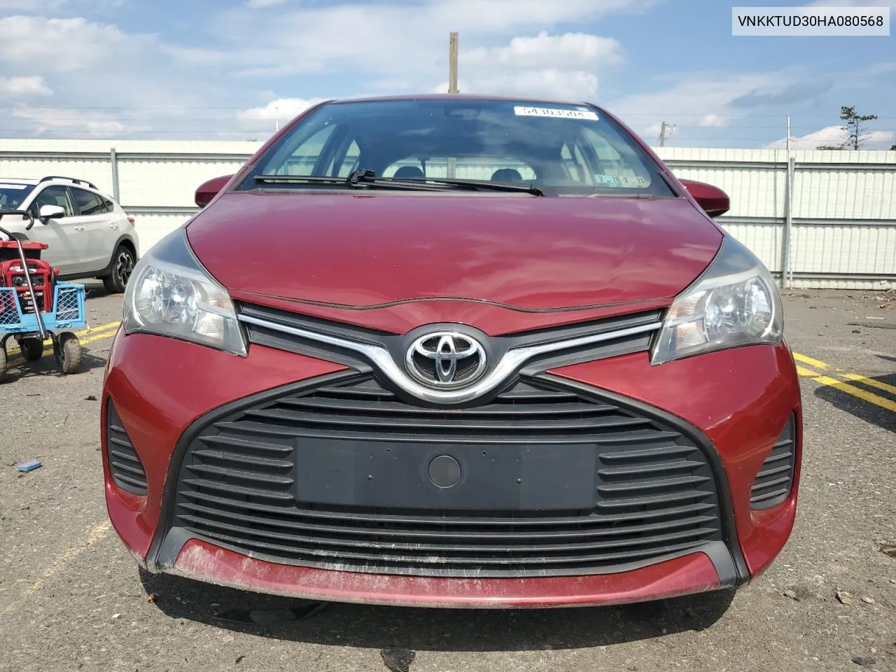 VNKKTUD30HA080568 2017 Toyota Yaris L