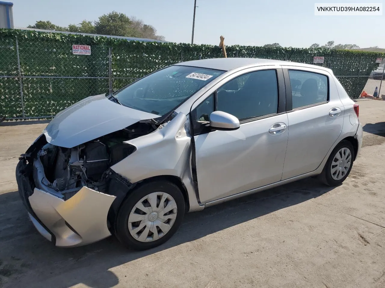 2017 Toyota Yaris L VIN: VNKKTUD39HA082254 Lot: 54740434