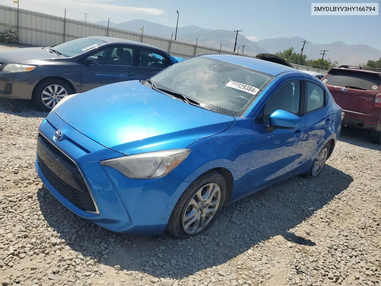 3MYDLBYV3HY166794 2017 Toyota Yaris Ia