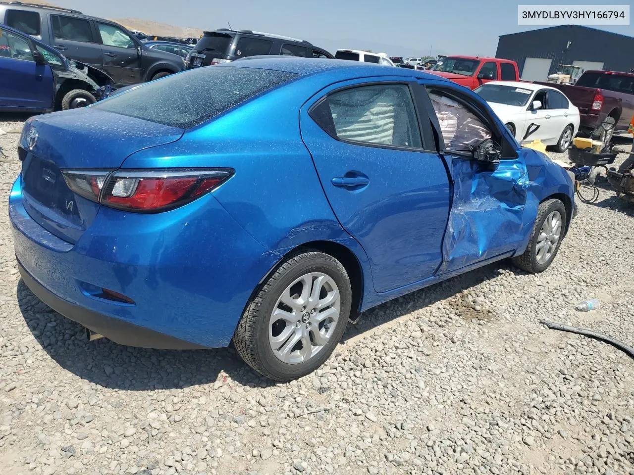 3MYDLBYV3HY166794 2017 Toyota Yaris Ia