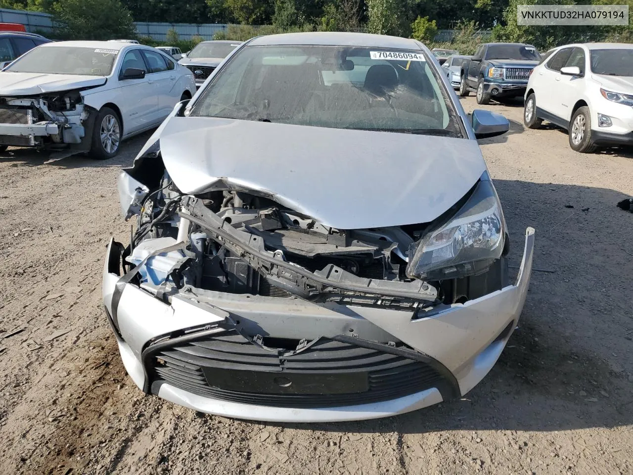 VNKKTUD32HA079194 2017 Toyota Yaris L