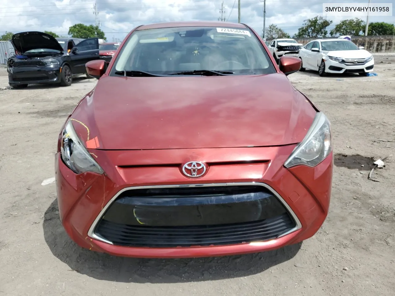 3MYDLBYV4HY161958 2017 Toyota Yaris Ia