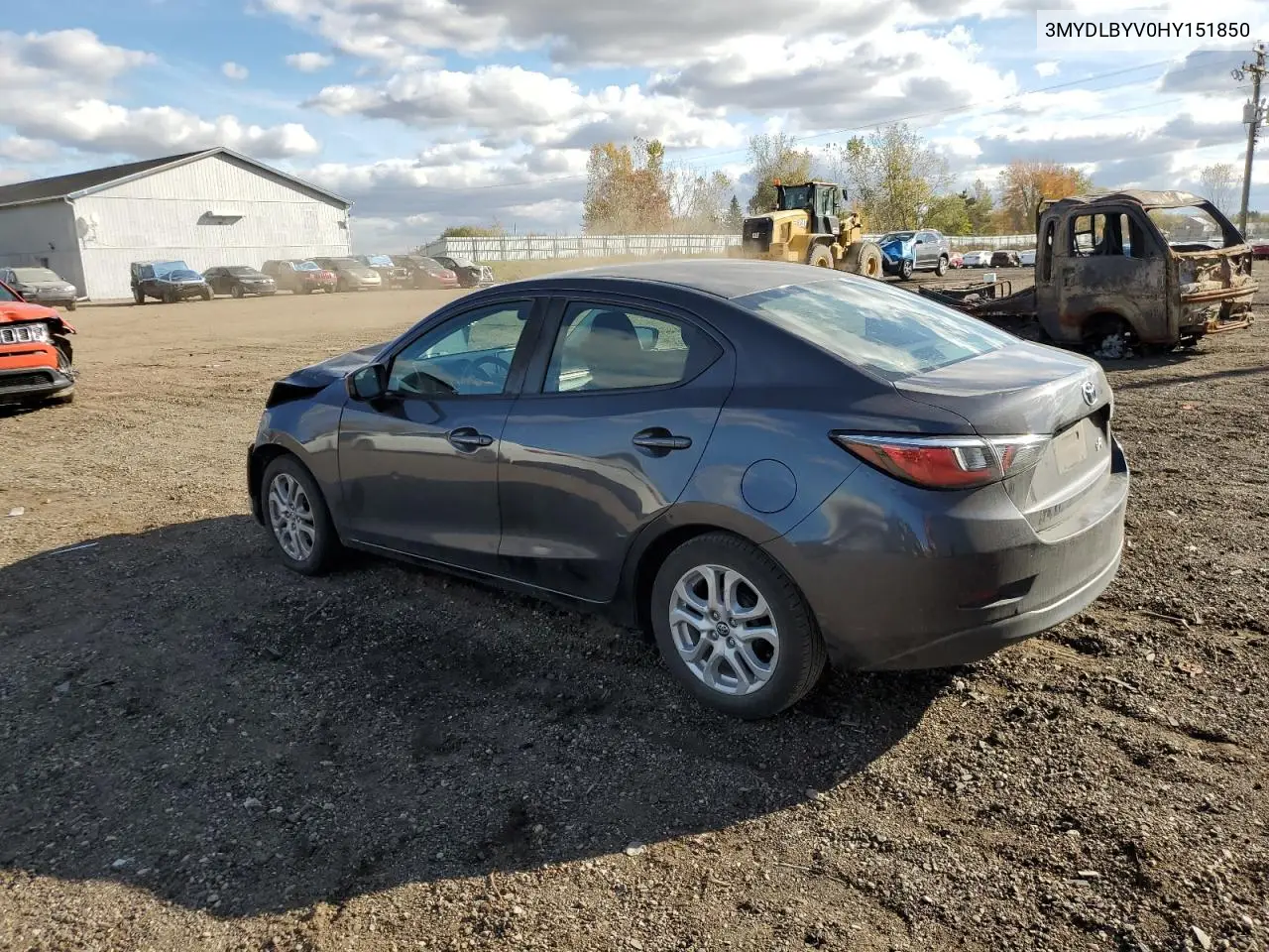 3MYDLBYV0HY151850 2017 Toyota Yaris Ia