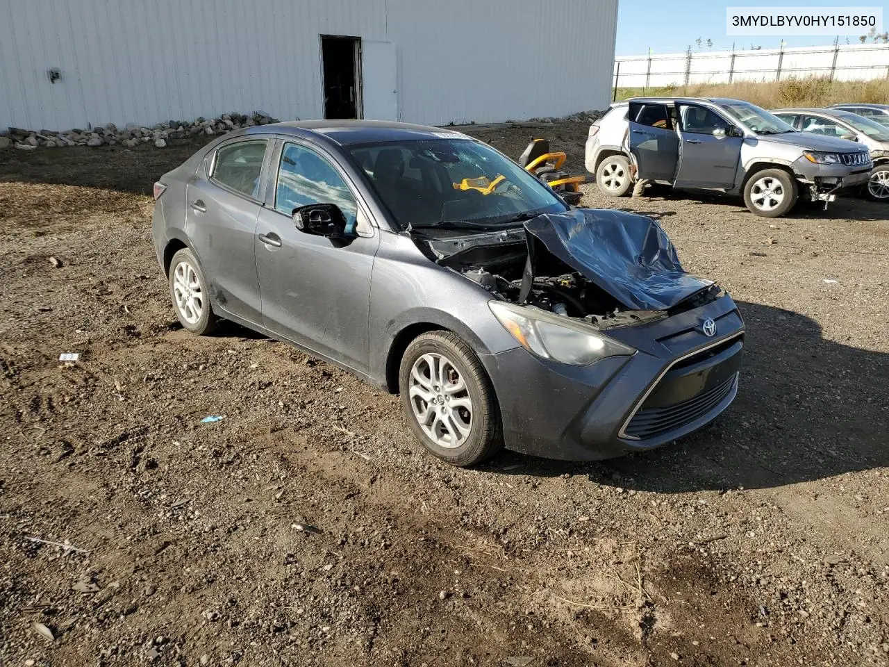 3MYDLBYV0HY151850 2017 Toyota Yaris Ia