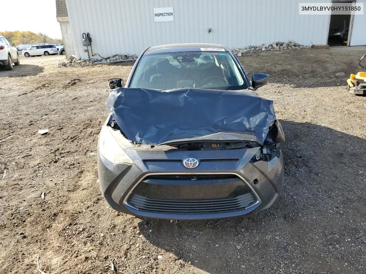 3MYDLBYV0HY151850 2017 Toyota Yaris Ia