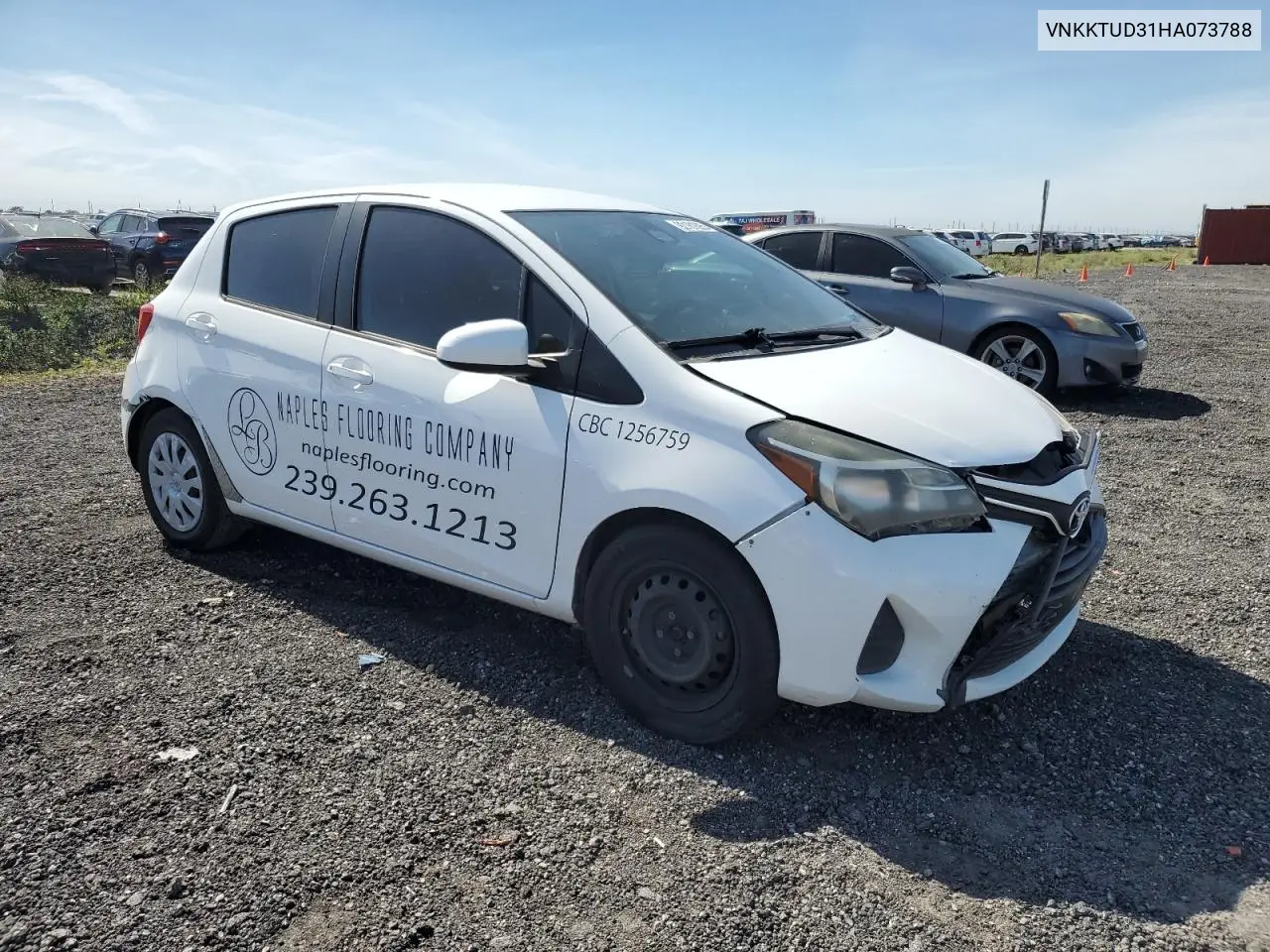 VNKKTUD31HA073788 2017 Toyota Yaris L
