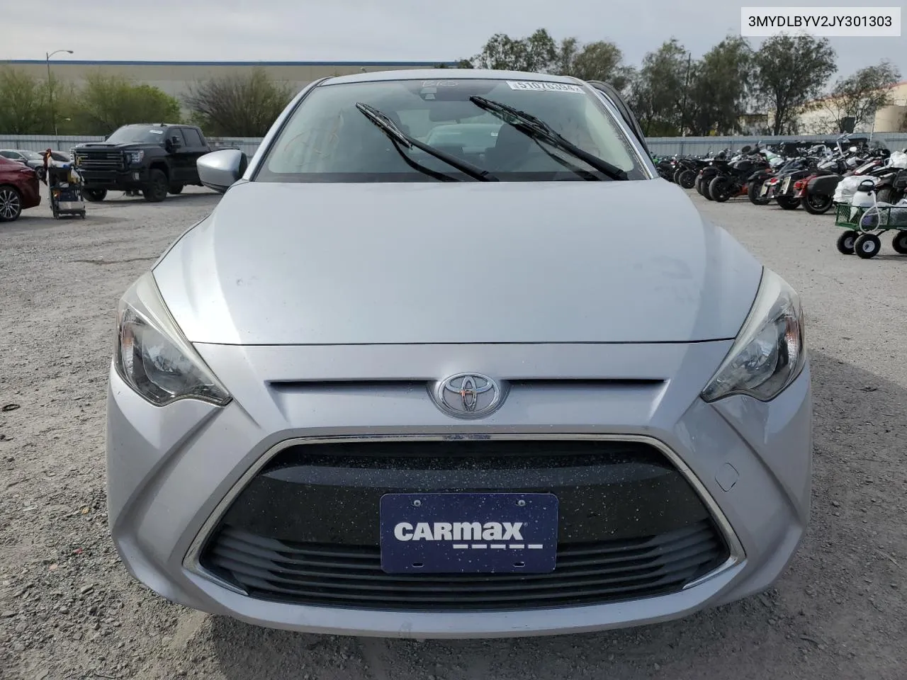 2018 Toyota Yaris Ia VIN: 3MYDLBYV2JY301303 Lot: 51076394