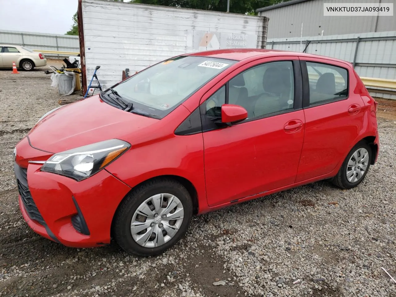 VNKKTUD37JA093419 2018 Toyota Yaris L