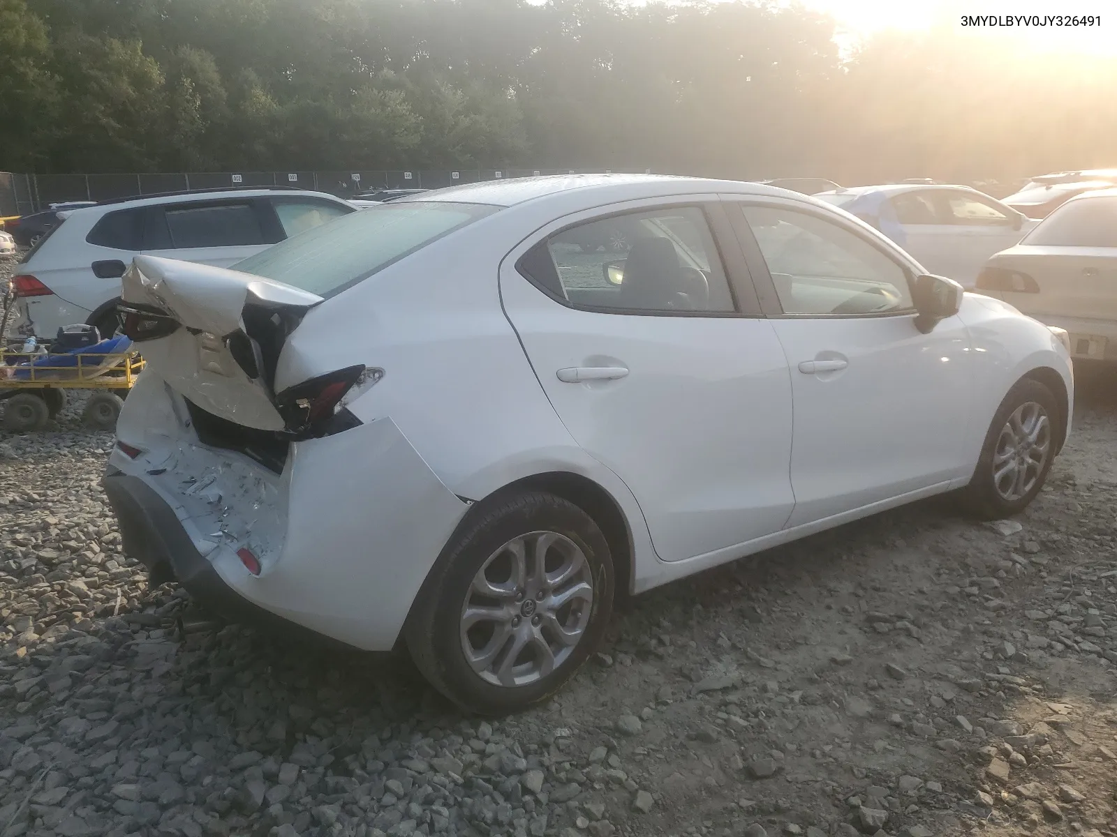 2018 Toyota Yaris Ia VIN: 3MYDLBYV0JY326491 Lot: 67767144