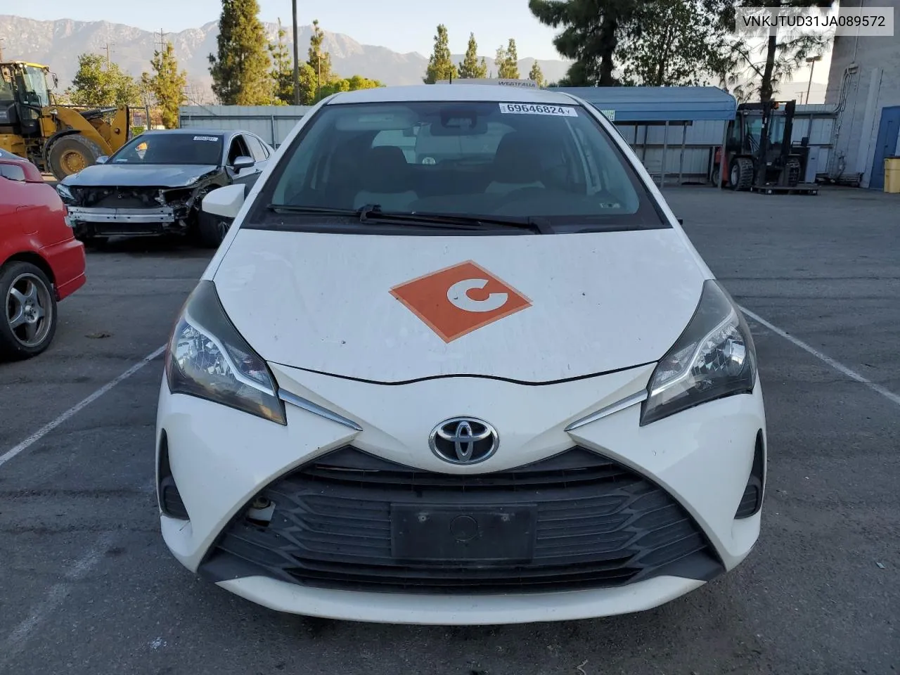 2018 Toyota Yaris L VIN: VNKJTUD31JA089572 Lot: 69646824