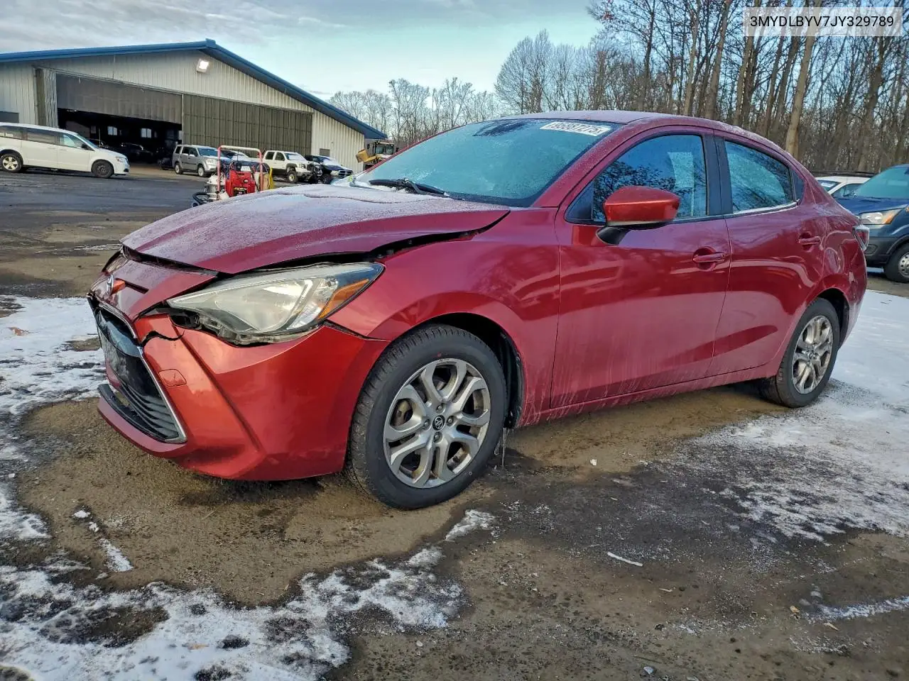 3MYDLBYV7JY329789 2018 Toyota Yaris Ia