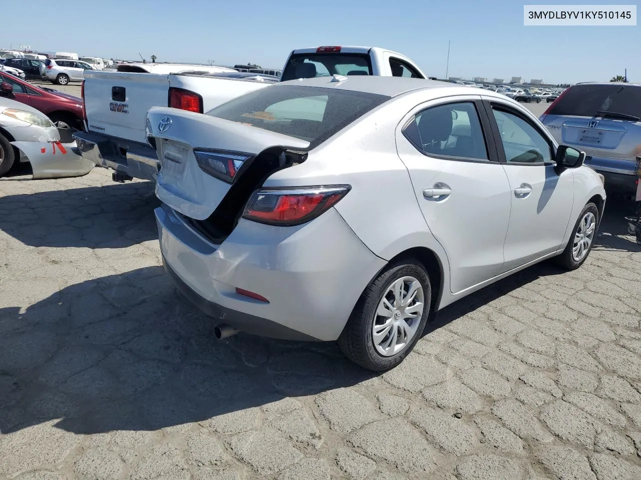 2019 Toyota Yaris L VIN: 3MYDLBYV1KY510145 Lot: 52926144