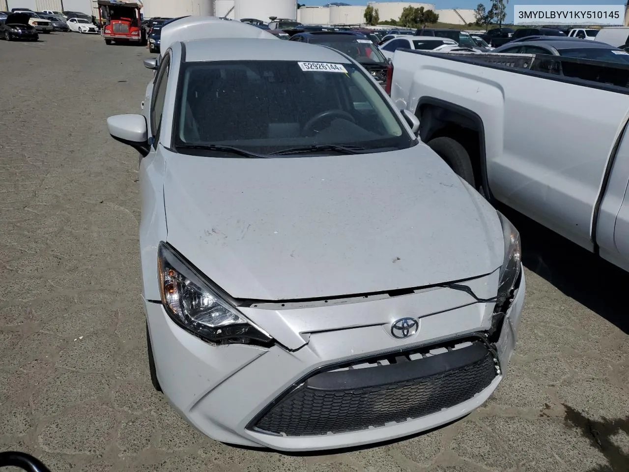 2019 Toyota Yaris L VIN: 3MYDLBYV1KY510145 Lot: 52926144