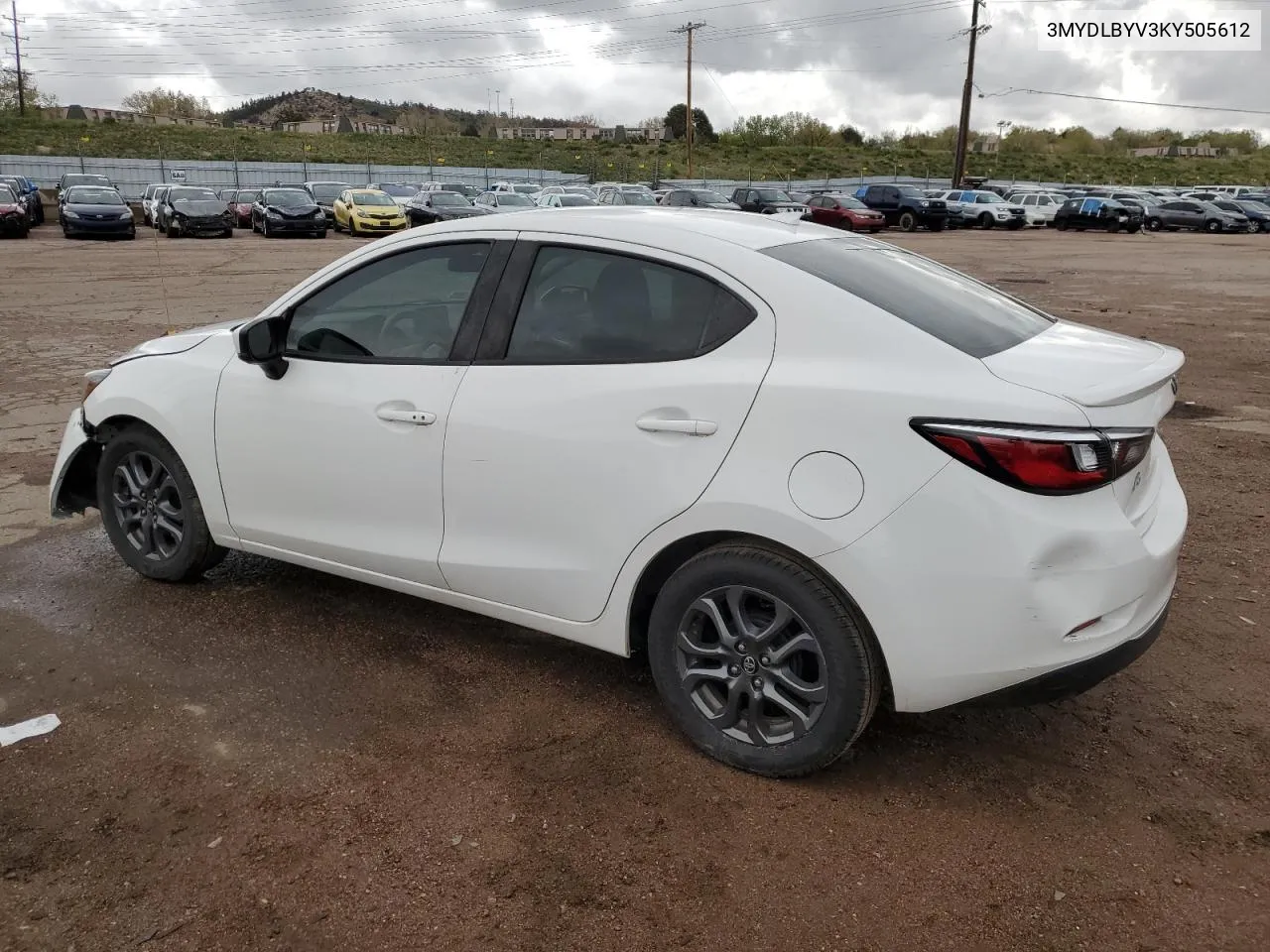 2019 Toyota Yaris L VIN: 3MYDLBYV3KY505612 Lot: 54009784