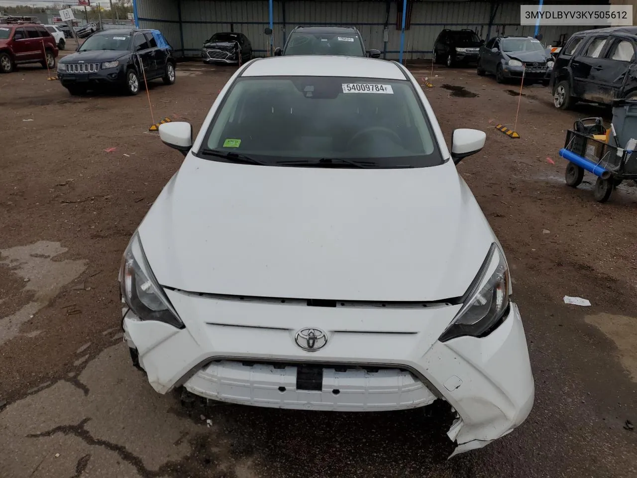 2019 Toyota Yaris L VIN: 3MYDLBYV3KY505612 Lot: 54009784