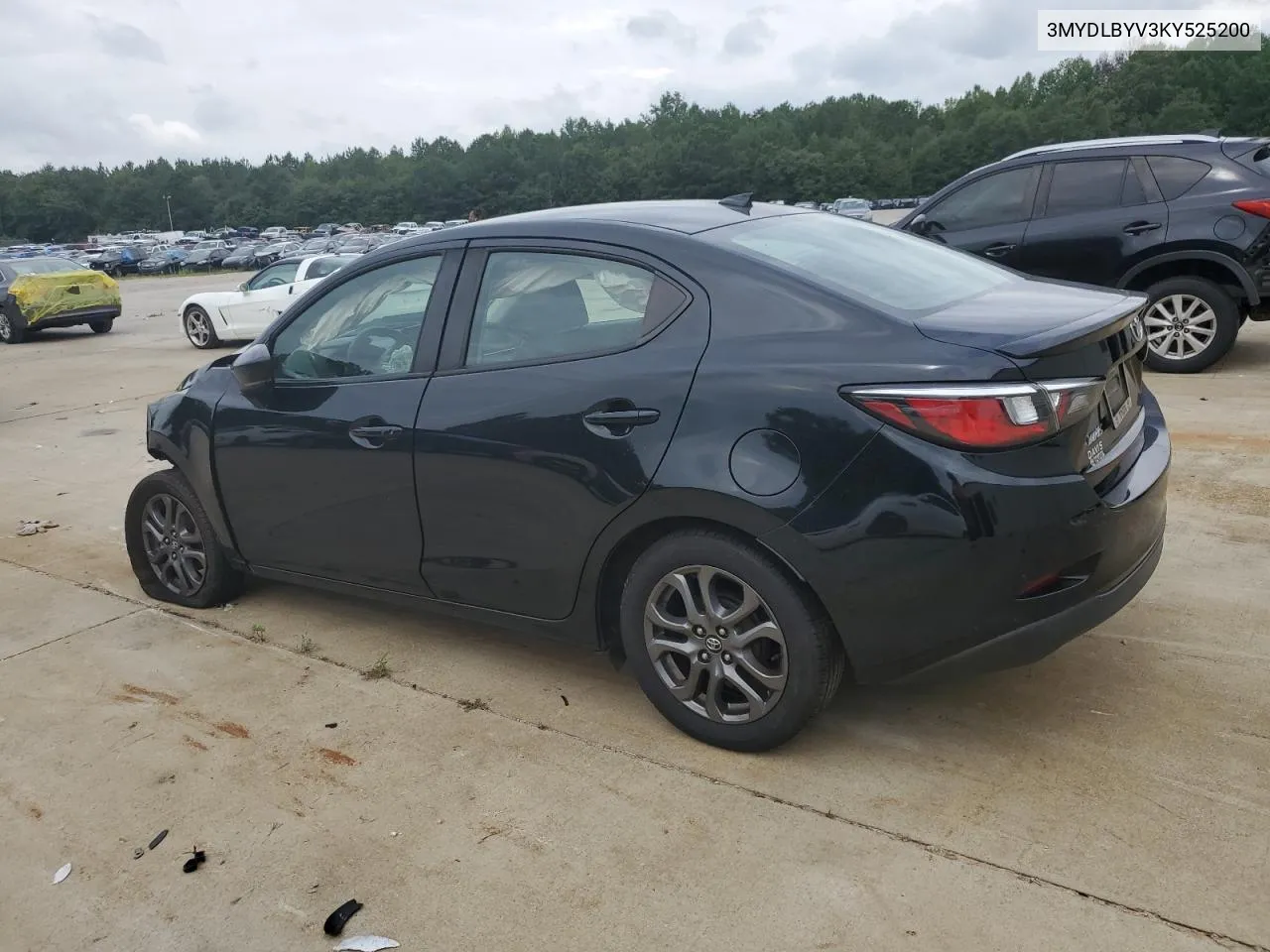 3MYDLBYV3KY525200 2019 Toyota Yaris L