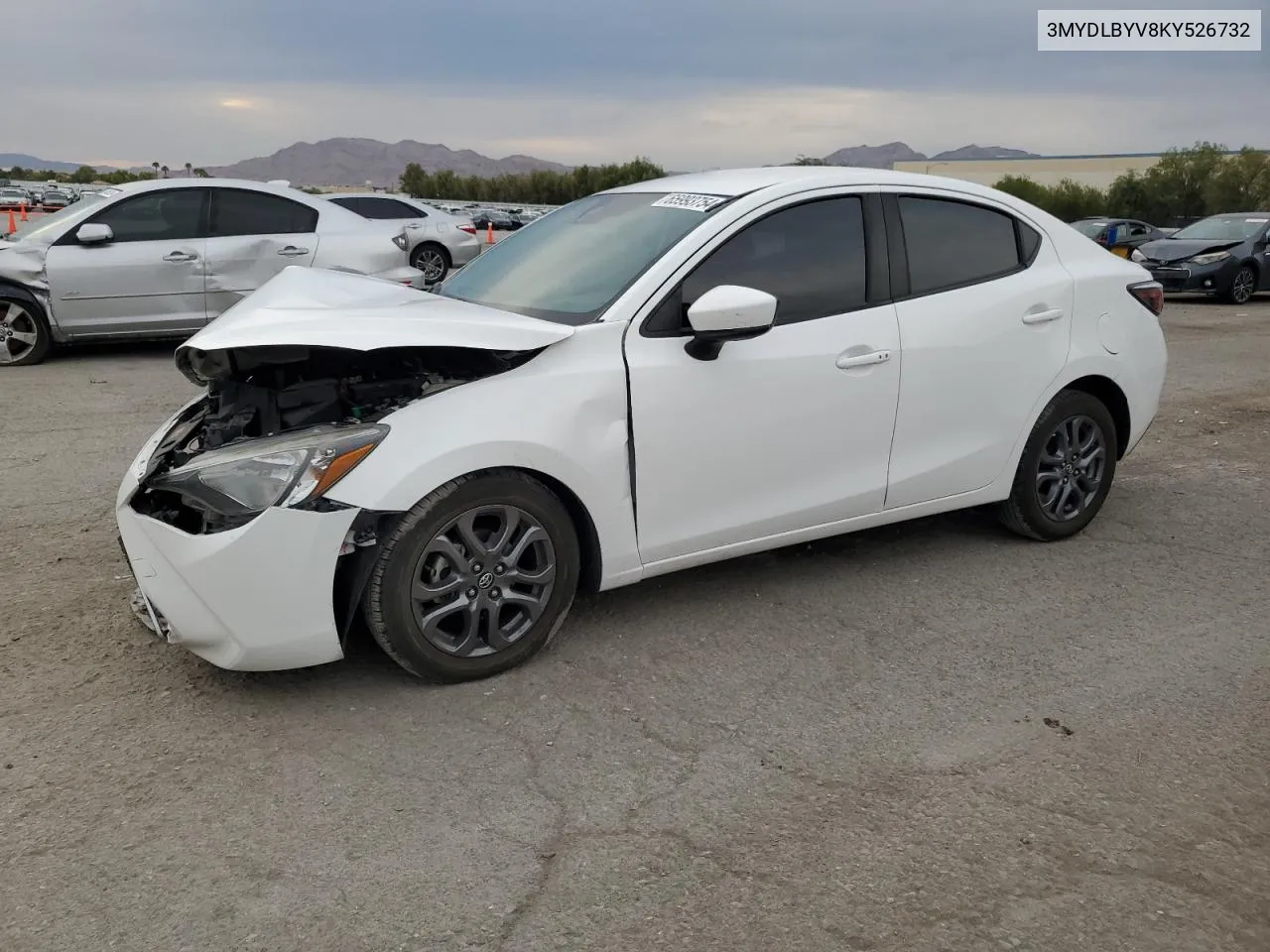 2019 Toyota Yaris L VIN: 3MYDLBYV8KY526732 Lot: 65993754