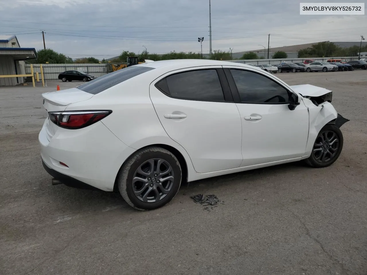 2019 Toyota Yaris L VIN: 3MYDLBYV8KY526732 Lot: 65993754