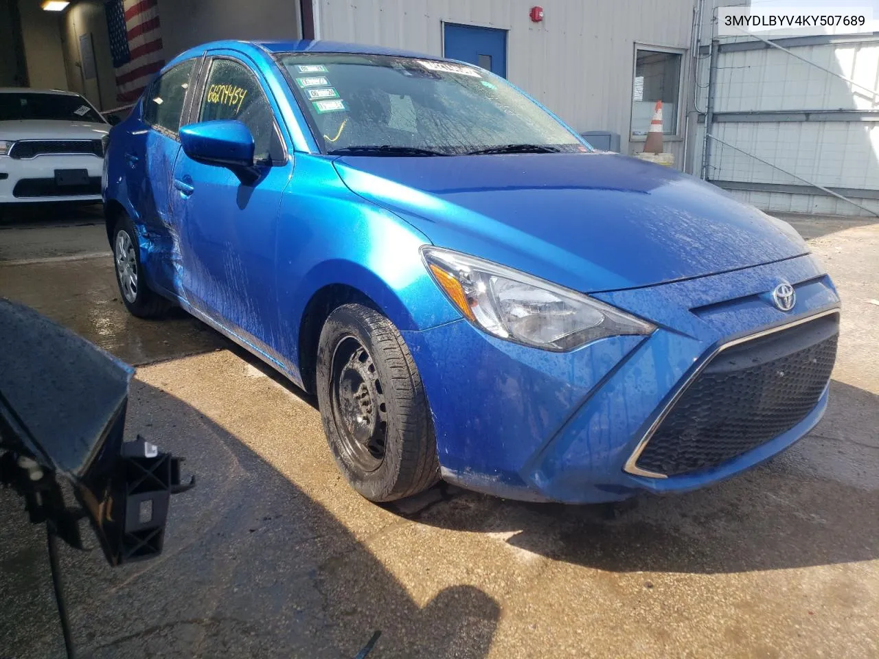 2019 Toyota Yaris L VIN: 3MYDLBYV4KY507689 Lot: 66274454